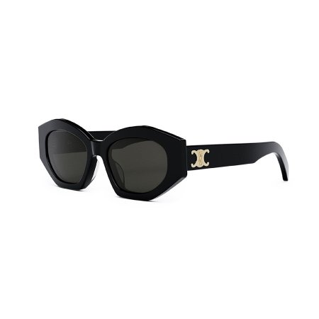 Celine CL40238 Women's Oval Sunglasses, Shiny