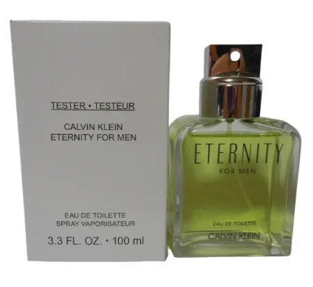 Eternity Cologne 3.4 oz by Calvin Klein EDT Spray Men Same As Picture New تستير