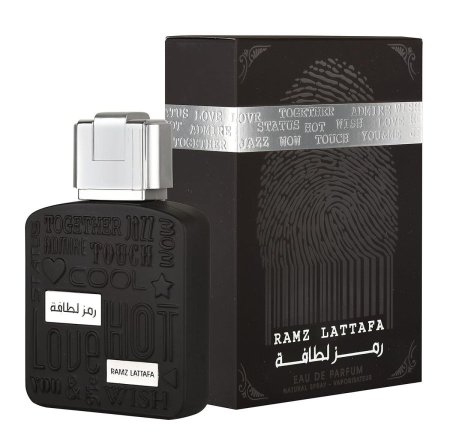Ramz Lattafa Silver by lataffa EDP Spray for Men 100ml - عطر رمز لطافة سلفر من لطافة للرجال 100مل