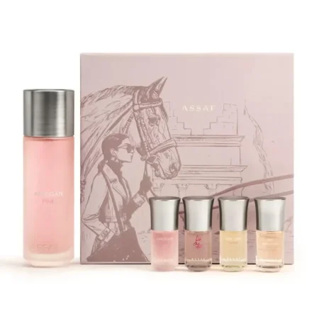 مجموعة Assaf Arrogate Pink Perfume (5 قطع)