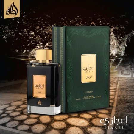 Ejaazi EDP By Lattafa  100 ML - عطر إعجازي أخضر من لطافة سعة 100 مل