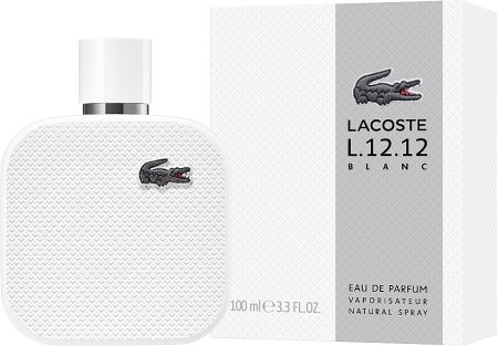 عطر لاكوست الابيض او دو بارفيوم 100مل Lacoste L.12.12 Blanc Edp 100ml for Men