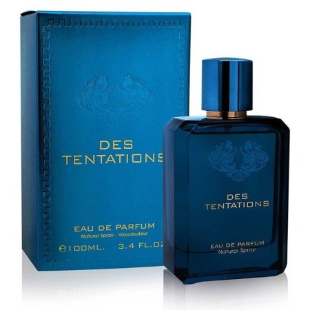 Des Tentations EDP By Fragrance World for Mens 100 ML - عطر دي تينتيشنز من فريجرنت ورد للرجال سعة 100 مل