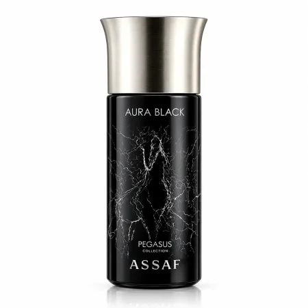 عطر اورا بلاك من عساف 150 مل Aura Black Assaf 150ML