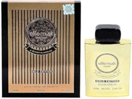 Elite Musk Forever Eau de Parfum 100ml for Men and Women, Long Lasting Luxury Fragrance, Gold Edition - by TMAX SCENT - عطر النخبة مسك أودي بارفيوم 100 مل للجنسين